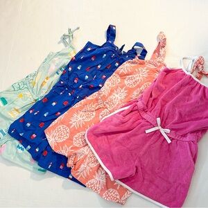 Four Cat & Jack Rompers